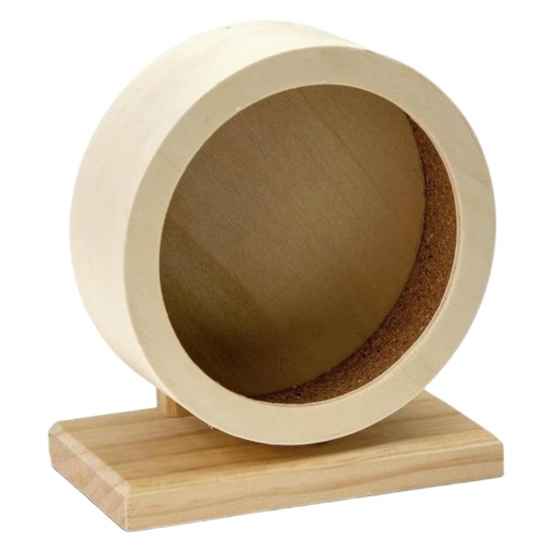 햄스터 기니피그 원목 무소음 쳇바퀴 햄스펫, 1개, 33cm