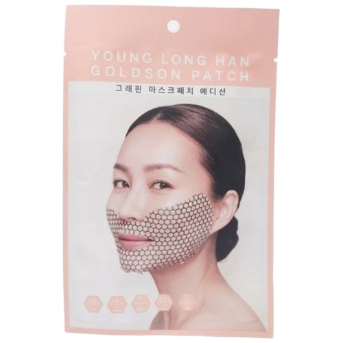 영롱한 골드손 패치 그래핀 워터리스 수면팩 리프팅 탄력 V라인 마스크팩, 2개, 1개입