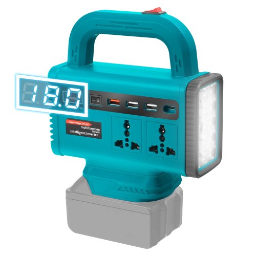 마키타 18V 배터리용 150W 휴대용 파워 인버터 DC AC 110V220V로 변환하는 스테이션 야외 캠핑 및 비상용