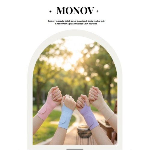 모노브 손목보호대 얇은 레귤러핏