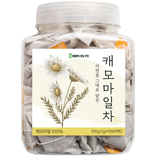 바른약초 캐모마일 삼각티백, 100개
