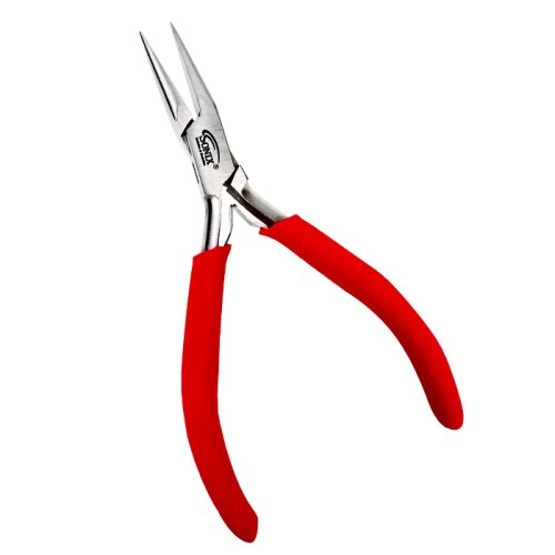 소닉스 민자집게 평집게 SN-804 11.5cm 체인 노즈 평집게 스테인레스 정밀 악세사리 쥬얼리용집게 금속공예 세공집게 비즈공예 부자재 DIY 도구 고정집게 플라이어 공구, 1개