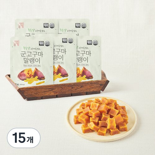 매홍 착한상점 무농약 고구마로 만든 군고구마말랭이, 80g, 10개