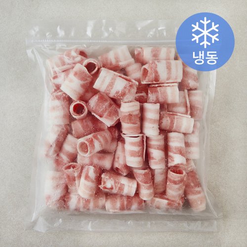 [로켓프레시] 돌돌말이 대패삼겹살 바로구이 (냉동)