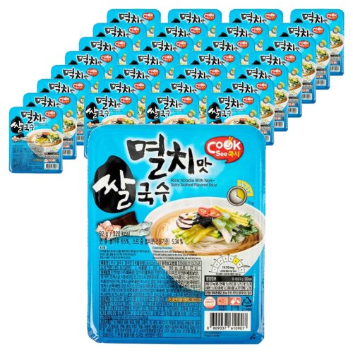 쿡시 멸치맛 쌀국수, 92g, 30개