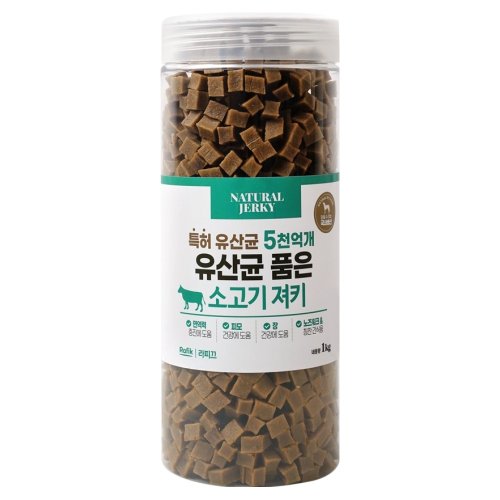 라피끄 강아지 유산균 품은 져키, 닭고기, 1kg, 1개