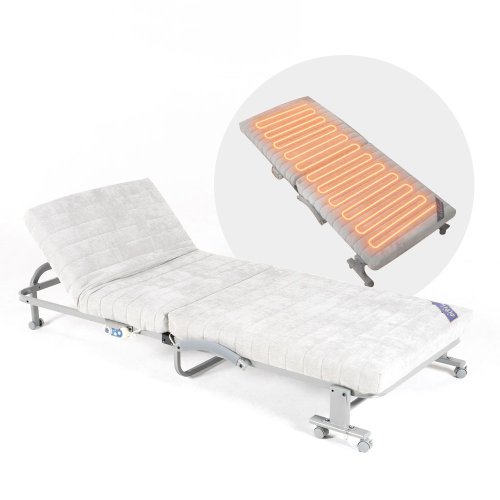 라꾸라꾸 프리미엄 골드 온열 접이식침대 G CBK-006S, 그레이, 싱글