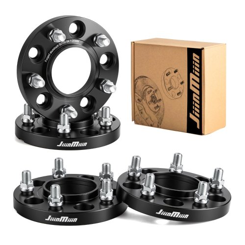 JiiinMiiin 휠허브스페이서 15mm 20mm 25mm 현대 기아 호환 20mm,5130, 블랙, 2개