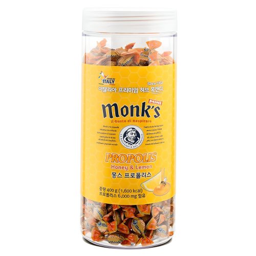 Monks 프로폴리스 캔디, 400g, 1개