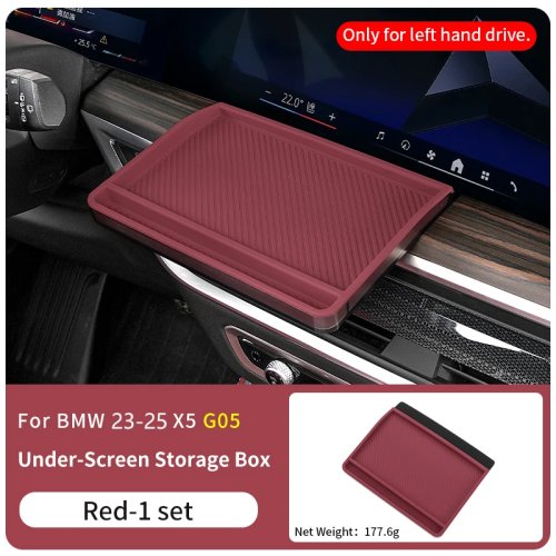 호환 BMW X5 G05 2023-2025 자동차 대시 보드 스토리지 센터 콘솔 스크린 정리함 트레이 티슈 키 폰 홀더