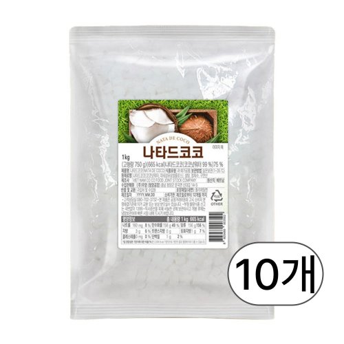 나타드코코 코코넛젤리 5mm 1kg 1박스(10개)