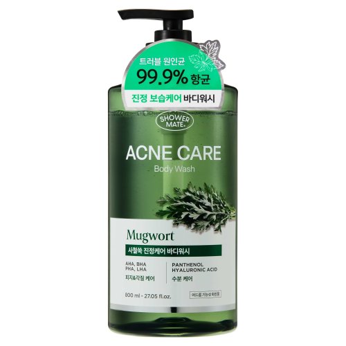 샤워메이트 사철쑥 아크네 케어 바디워시, 800ml, 1개