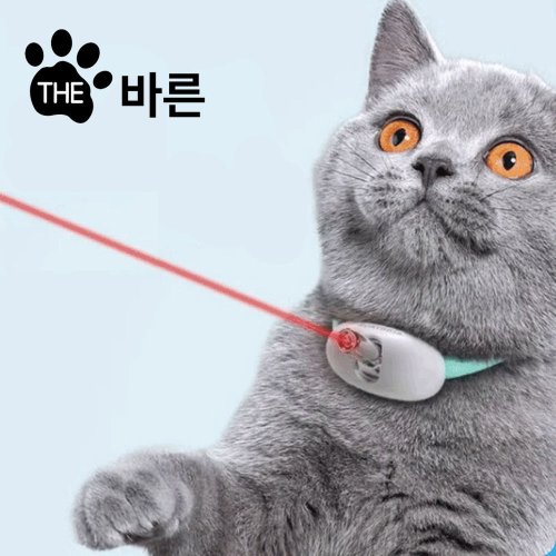 고양이 장난감 LED 무빙 불빛 깜빡이는 목걸이