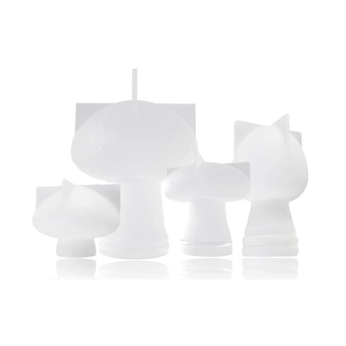 4 조각 버섯 금형, 버섯 수지 금형 실리콘 큰 버섯 에폭시와 호환용 3D 실리콘 금형