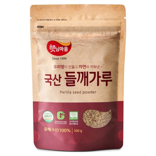 햇님마을 국산 100% 들깨가루, 100g, 1개