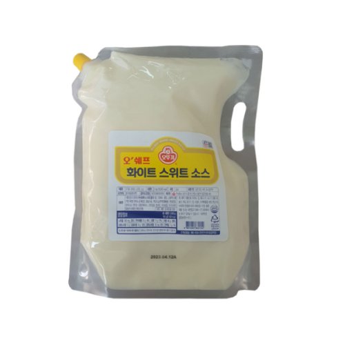 오뚜기 화이트 스위트소스 2kg (프랜차이즈 햄버거소스)