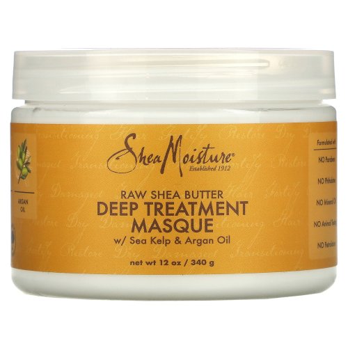 Shea Moisture 로우 시어 버터 딥 트리트먼트 마스크, 340g, 1개