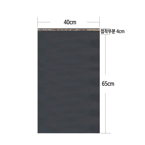 HDPE 택배봉투 그레이 진회색 40*65+4 cm 100장, 1개