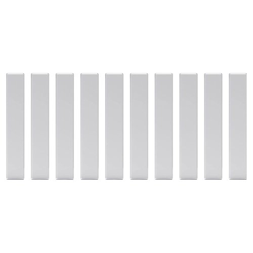 투데이리빙 초강력 네오디움 마그네틱 사각 자석 50 x 10 x 3 mm R99949S, 실버, 10개