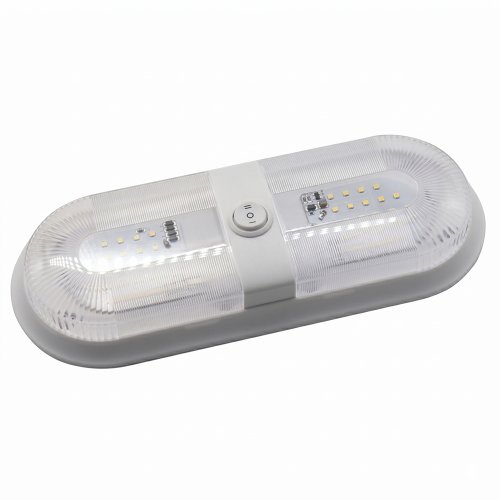 캠핑카 카라반 모터홈 10-24V 프리볼트 12V 24V 겸용 LED 2구 실내등 천장등 벽부등 다목적 조명 노출형 560루멘 4000K 주백색 스위치 부품, 주백색, 5개