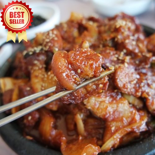 순정이모네 제육볶음 두루치기 제육 돼지 양념 구이, 10개, 300g