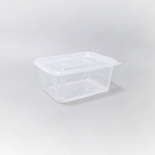맘앤팩 일회용 사출밀폐용기 반찬통 포장 배달용기 50개, 1개, 50세트, 1500ml 투명