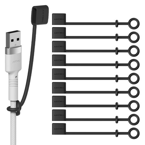 아트뮤 USB 단자 실리콘 보호캡 A타입 블랙, 60개