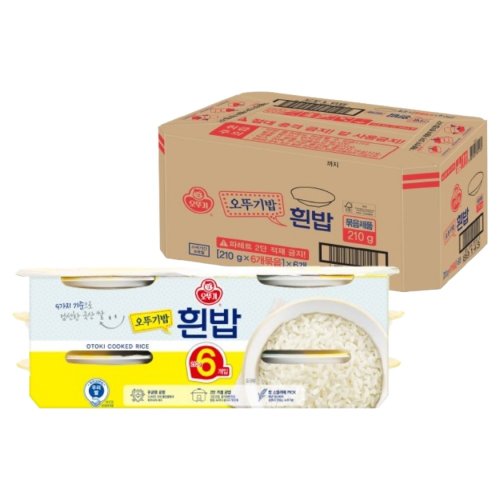 오뚜기 맛있는 오뚜기밥, 210g, 36개