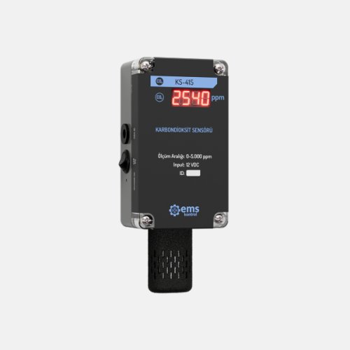 CO2 감지기 KS-415 휴대용 충전식 무선 이산화탄소 커피볶음실 버섯농장 식물재배 조리실 연구소 공기질 측정기, 1개