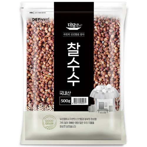 더담은 국산 찰수수, 500g, 1개