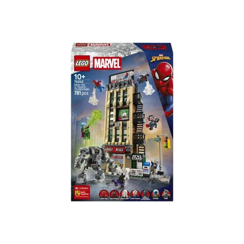 레고 슈퍼히어로 Marvel 스파이더맨 대 미스테리오: 데일리 뷰글 76342, 혼합색상, 1개