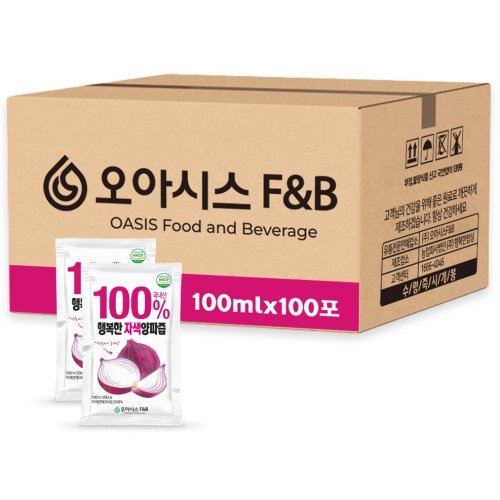 [오아시스] 국내산 자색양파즙, 100개, 100ml
