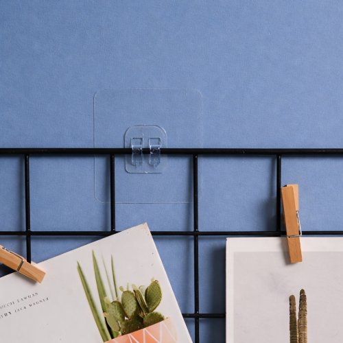 리빙홈디테일 홈 스마트 무타공 접착패드 싱글