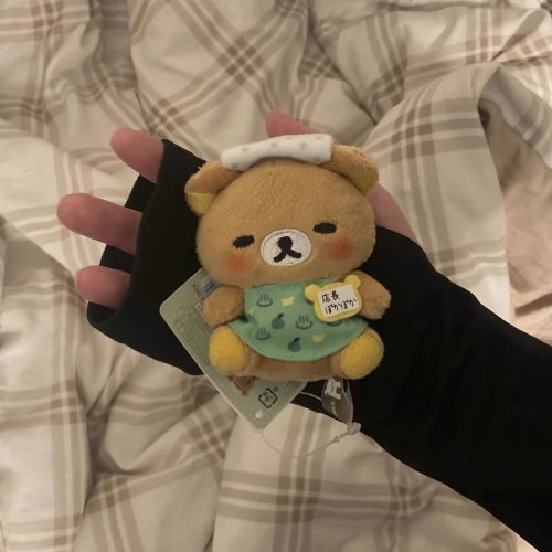 리락쿠마 온천 인형 리락쿠마키링