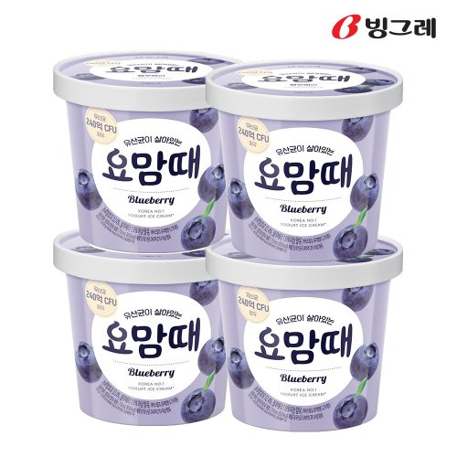 빙그레 요거트 아이스크림 요맘때 홈컵 블루베리