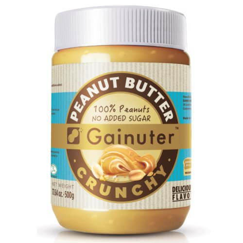 제이넛터 무가당 100% 땅콩버터 크런치, 2개, 500g