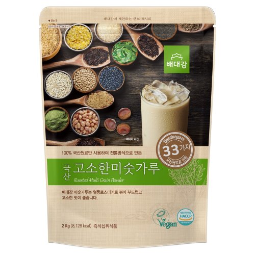 배대감 대용량 국산 고소한 33곡 미숫가루 2kg, 1개