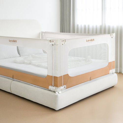 라비킷 낙상방지 침대가드 150 x 71 cm 퀸, 크림