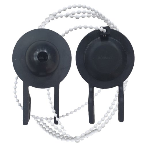 본라이프 양변기 덮개 PVC 마개 + 변기구슬줄, 검정