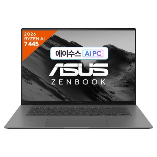 에이수스 2026 젠북 S 16 라이젠7 라이젠 400 시리즈, 앤트림 그레이, UM5606GA-SR338W, 1TB, 32GB, WIN11 Home