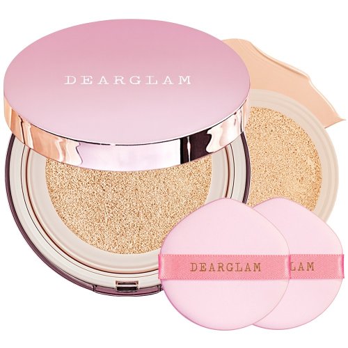 디어글램 글로우 앰플 쿠션 본품+리필세트, 21호 LIGHT BEIGE, 24g, 1개