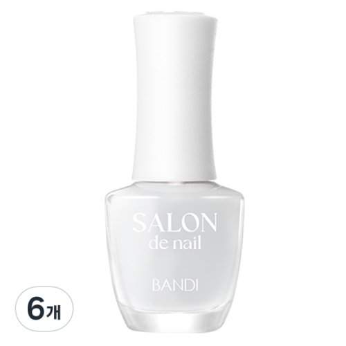반디BANDI 살롱드 네일 컬러 매니큐어, 7ml, SH801 쉬어화이트, 1개