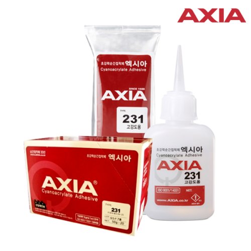 엑시아 순간 접착제 231 50g 고강도 1박스 20개, 20개