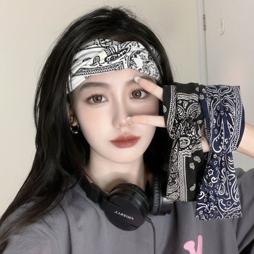 미다미  히피 페이즐리 꼬임 반다나 3종세트