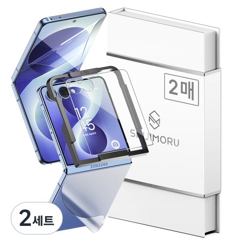 신지모루 자가복원 TPU 전면 휴대폰 강화유리+내부+후면 액정보호필름 2매, 갤럭시 Z폴드6, 1세트