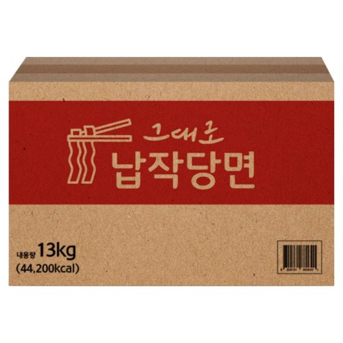 그대로푸드 납작당면 13kg 마라탕용 찜닭용, 1개