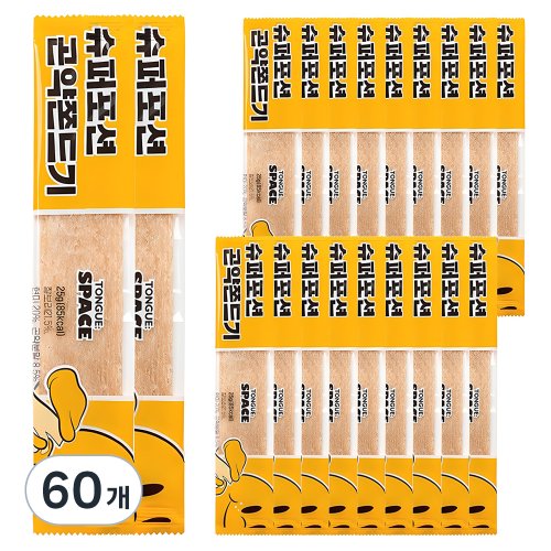 슈퍼포션 곤약쫀드기 벌크포장, 25g, 100개